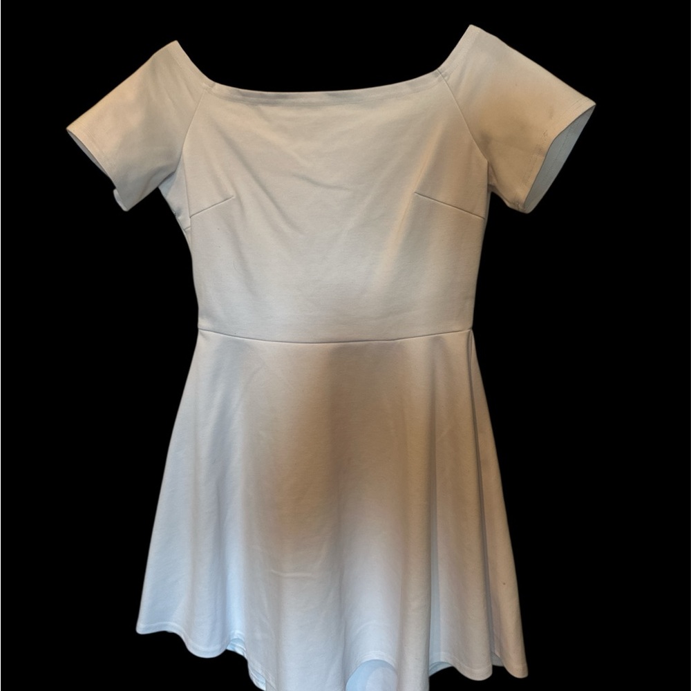 Chic Off-Shoulder White Dress